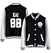 Kpop EXO EXO-M EXO-K Varsity Baseball Jacket Overcoat