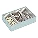 Stackers Duck Egg Blue Classic deep 3 Section Jewelry Box
