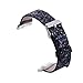 WffKuTooS Compatible with Samsung Gear S2 Watch Band, Leather Flash Glitter Bling Band Wristband Strap for Gear S2 SM-R720 / SM-R730 Smart Watches (Black)