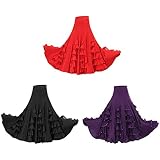 Grouptap Womens Flapper Gatsby Sequin Gland Sling Dance Sling Jupe Blanc Salsa Latine Tango Samba cha cha Robe Rumba Taille 32/34/36/38 (Blanc, EU 32-38