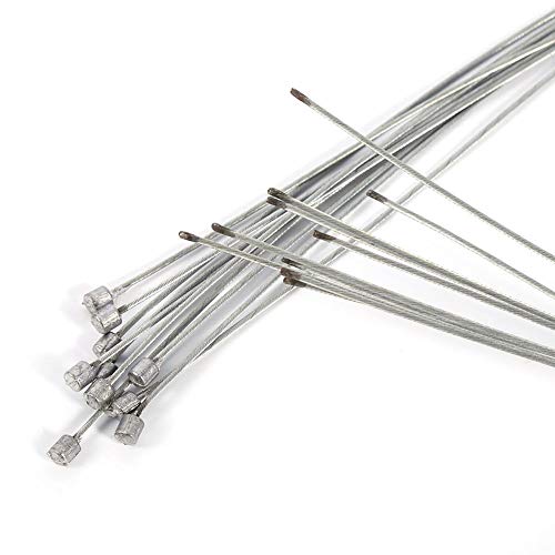 Nitrip 10pcs Bike Derailleur Cable, Durable Road Shift Cable Inner Shift Cable Shifter Cables for Bicycle Folding Bikes