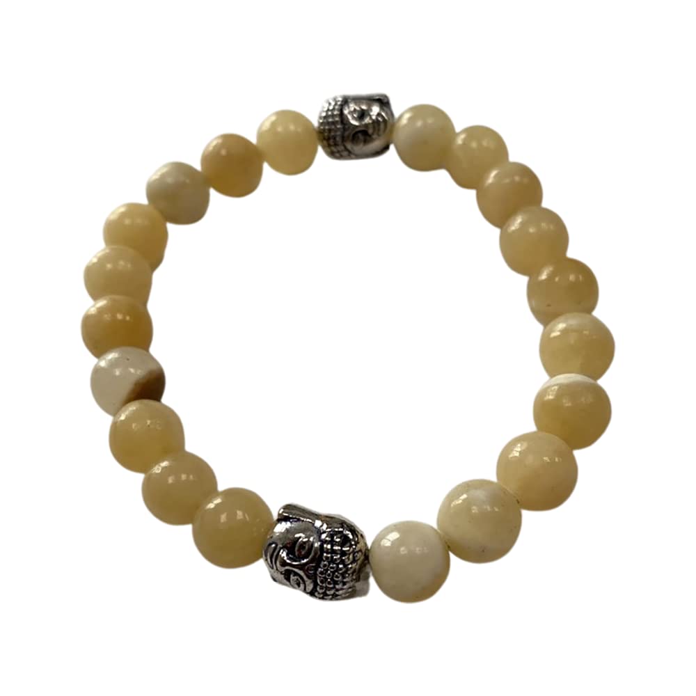 VIE Buddha Bracelet (Yellow Calcite)