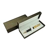 Zone-365 Executive Gold Pen with Cross Pen Ink Cartridge and Box, Black