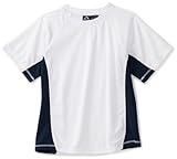 Kanu Surf Big Boys' CB UV Rashguard Swim Tee, White, Small (8)