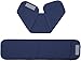 Amazon Basics Room Darkening Blackout Window Curtain with Rod Pocket and Tie Back, 52 x 84 Inches, Navy Blue - Set of 2