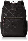 Vera Bradley Preppy Poly Large Backpack, Black, One Size