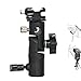 Camera Flash Speedlite Mount Professional Swivel Light Stand Light Bracket Umbrella Bracket Mount Shoe Holder E Type for Canon Nikon Pentax Olympus Nissin Metz Yongnuo Godox Speedlite Flashes