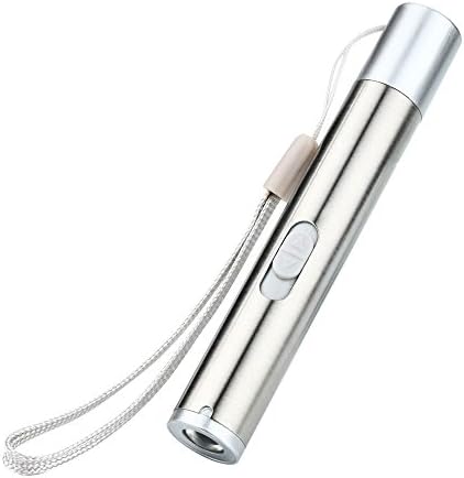Vickyleb LED Flashlight Tactical Mini USB Rechargeable Flashlight Pen Portable Torch For Emergency Outdoor Camping Hiking (White light)
