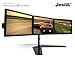 Jestik Horizon Triple Monitor Stand- LCD Monitor Stand, Monitor Mount, Triple Monitor Arm - Shift The Way You Work - 3 Screens Up To 27