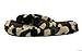 Onmygogo Camouflage Flannel Fleece House Flip Flop Thong Slippers for Men (Men size 10-11, Dark Green Camo)