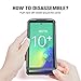 Eonfine Galaxy Note 10+ Plus Case,Built-in Screen Protector Heavy Duty Shockproof Rugged Cover for Samsung Galaxy Note 10+ Plus/Note 10 Plus 5G (Black+Clear)(Fingerprint Unlock with Fingerprint Film)