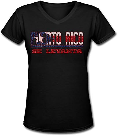 Puerto Rico SE Levanta Pray For Puerto Rico Sport Women's Cool V-Neck Tee Basic T-Shirt