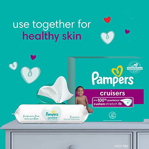 Diapers Size 7, 88 Count Pampers Cruisers Disposable Baby Diapers