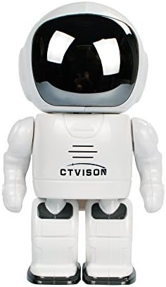 Wifi Robot Camera Security Camera 960P 1.3MP P2P Remote Cloud with Pan Tilt Night Vision Two Way Audio Motion Detection CCTV Surveillance for Elder Baby Pet Dog of Indoor Home from CTVISON