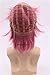 COSPLAZA Cosplay Wig Short Pink Anime Full Hair Synthetic Wigs with Net