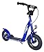 BIKESTAR® Original Safety Pro Sport Push Kick Scooter Kids with brakes, mudguard and air tires for age 5 year old children | Classic Edition with Alloy Wheels 10 Inch | Adventurous Blue