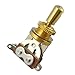 JD.Moon Electric Guitar 3 Way Toggle Switch Pickup Selector Switch with Brass Tip Knob (Gold)