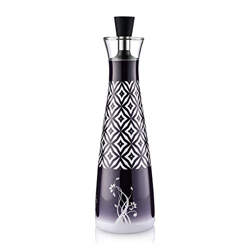 No Funnel Needed - Olive Oil Dispenser Glass Bottle with Dark Film to Protect Cooking Oils and Balsamic Vinegar From Heat and Light Airtight Containers Help Keep oils from spoiling | 17 ounce cruet