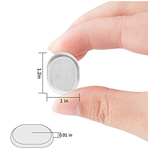 ieasysexy Drum Damper Gel Pads Transparent Cymbal Mute Pack for Drums and Cymbals Cymbal Set for Quiet Pratice 6-Piece Pack