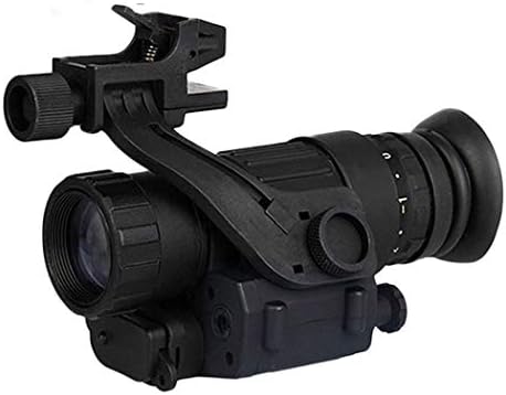 TMBDYE Monoculars PVS-14 Helmet-Type Metal Non-Slip Waterproof HD Telescope Digital Infrared Green Film Night Vision Instrument Hunting Optical Telescope