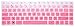 Silicone Keyboard Cover Skin for 14 inch HP Pavilion x360 14M-BA series 14M-BA011DX 14M-BA013DX 14M-BA015DX 14M-BA114DX, HP 14-BW Series 14-BW006NR 14-BW010NR 14-BW065NR and 14-BK091ST (Ombre Pink)