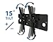 Mount-It! Heavy-Duty TV Wall Mount Bracket with Full Motion Articulating Dual Arms Swivel Corner Bracket for 42 to 70 inch Screen LCD OLED Plasma 4K Flat Panels, 220 Lbs Capacity
