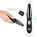 Dog Clippers - Dog Grooming Kit with Comb Brush - Dog Cordless Hair Clippers Trimmers for Paws - Rechargeable Pet Clippers Low Noice Hair Clippers for Small Dogs -Paws -Eyes -Face -Ears -Rump (Black)