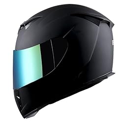 1STorm Motorcycle Full Face Helmet Skull King Matt