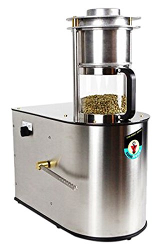 Sonofresco Profile Coffee Roaster, 1- Pound/Sample Roaster, Natural Gas, Brushed Stainless Steel