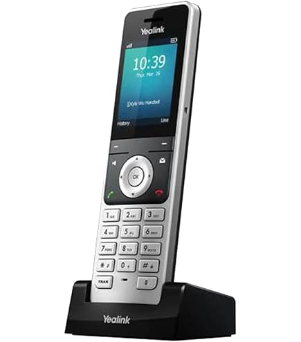 Yealink W60B DECT IPベースステーション W56Hハンドセット Amazon.com : Yealink W56H Cordless IP DECT Phone - for use with