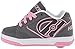 Heelys Propel Skate Shoe , Grey/Pink, 2 M US Little Kid