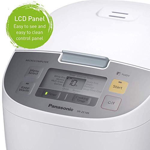 Panasonic SRZE105 Rice Cooker & MultiCooker, 10 cups cooked/5 cups