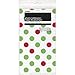 Unique Party Setting Polka Dot Christmas Plastic Tablecloth, Red & Green, 108