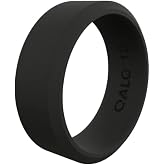 QALO Unisex Silicone Rings, Assorted Styles | Breathable Design, Durable Construction, Flexible Comfort Fit, Daily Wear