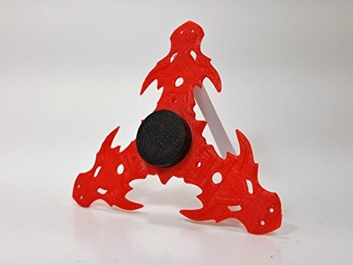 Fantastic Red Dragon EDC Tri-Spinner Focus Hand Fidget Toy Pro 3D Printing Toy