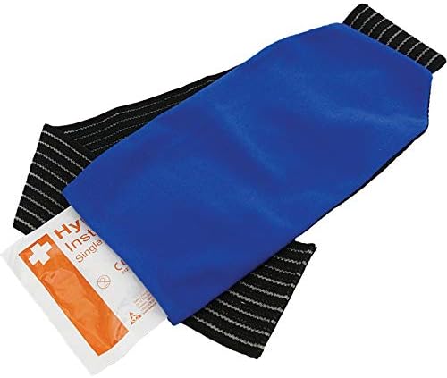 Safety First Aid Group Hot Cold Therapy Compression Cuff for Use with Ice and Heat Packs Empty, Blue