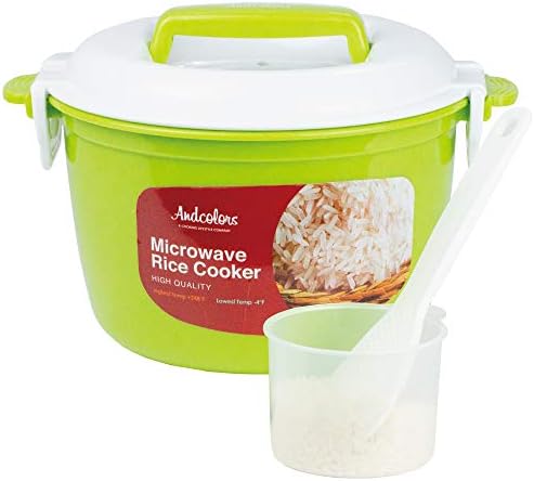 Andcolors Microwave Rice Cooker Steamer