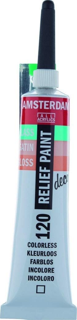 Decorfin RELIEF (Gutta Outliner) PAINT COLOURLESS - 20ml