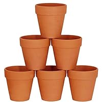 Winlyn 6 Pcs Large Terracotta Pot Clay Pots 5