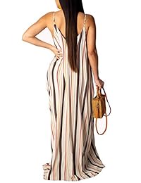 Vestido sexy para mujer con diseño floral, talla grande, con tirantes ajustables, con bolsillos