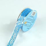 Ookamiwolf Pop Openwork Lace Tape DIY Lace Stickers Blue