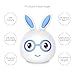 KssFire Portable 2 Models LED Children Night Light Rechargeable Baby Silicone Night Lamp Soft Nursery Lamp Sensitive Tap Control for Baby Bedroom (Blue)