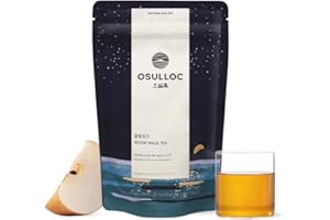OSULLOC Moon Walk Tea (Korean Pear Flavor) | Sweet Fruit Tea | 20 Pyramid Tea Bags, 1.76oz