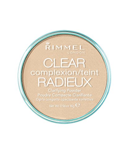 Rimmel London Clear Complexion Anti Shine Powder, Transparent, 0.56 Ounce