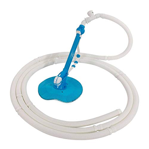 SHUTAO Auto Swimming Pool Cleaner with 10pcs Durable Hose Blue