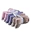 Men’s and Women’s Gripper Non-Skid Hospital Slipper Socks for Seniors - 6-Pack - Pastel Pack One-Size