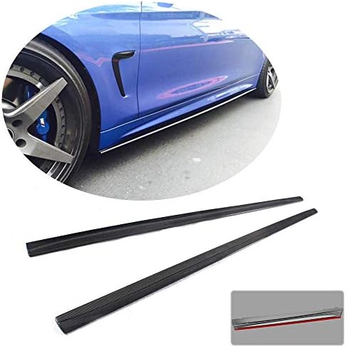 サイドスカートは Bmw 4シリーズf32 F33 F36 Mスポーツ2ドア4ドア14 18に適合4i Extensionボトムラインリップ 全国一律送料無料 428i 435i M Techカーボンファイバーcfアンダードアロッカーパネルvalance 440i