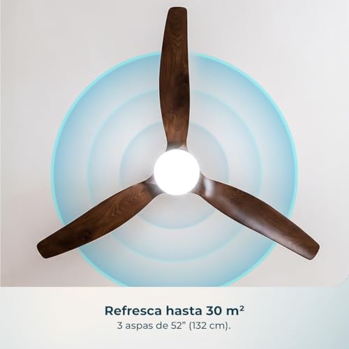 EnergySilence Aero 4600 Arctic Steel & Sand Ventilador de Teto