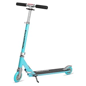 Swagtron K1 Two-Wheel Kick Scooter for Kids & Teens, Adjustable for 40″ to 72″, ABEC-9 Bearings, Next Gen Fold-n-Lock System + Kickstand
