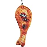 Grab-a-Bite Plubber Grilled Chicken Leg Dog Toy